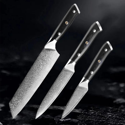 "Akarui" Collection - Premium Japanese Damascus Knives