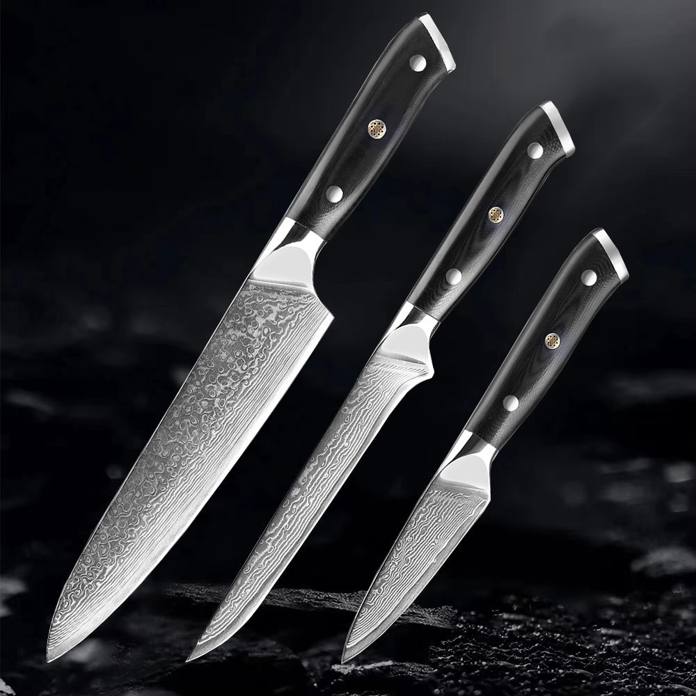 "Akarui" Collection - Premium Japanese Damascus Knives