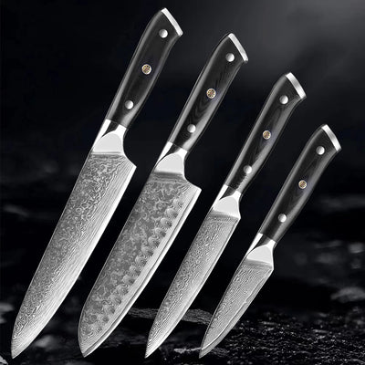 "Akarui" Collection - Premium Japanese Damascus Knives