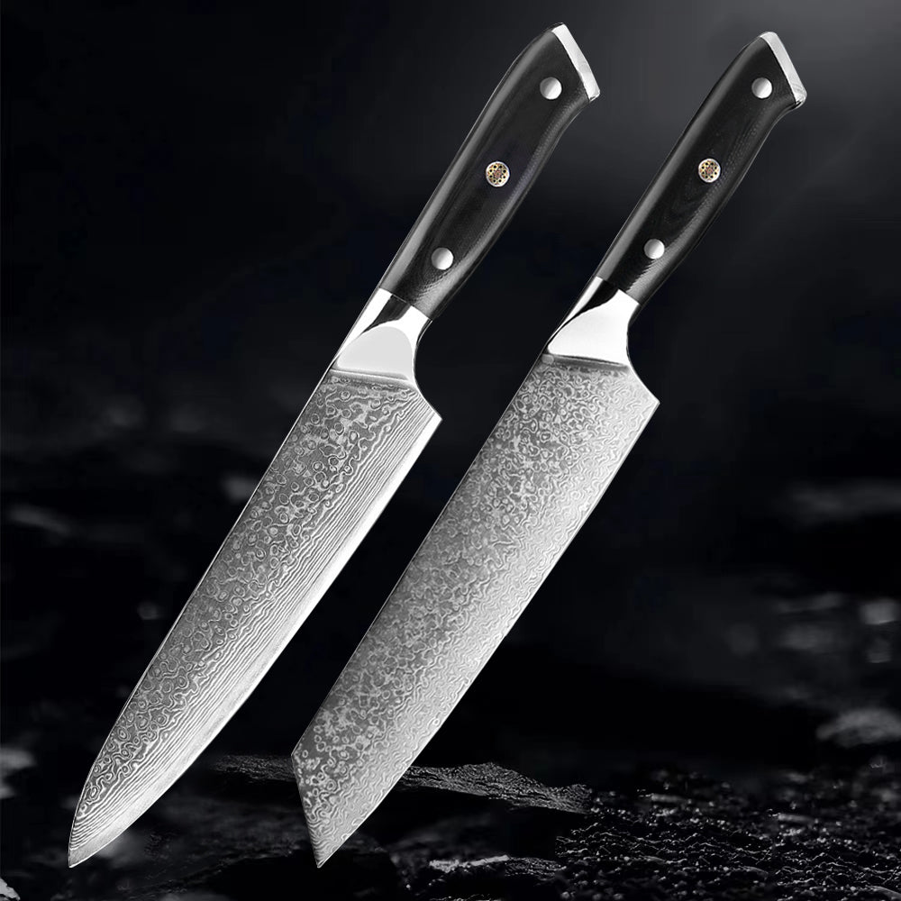"Akarui" Collection - Premium Japanese Damascus Knives