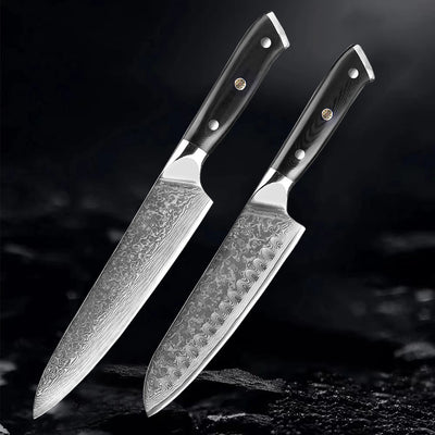 "Akarui" Collection - Premium Japanese Damascus Knives