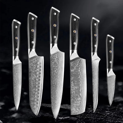 "Akarui" Collection - Premium Japanese Damascus Knives