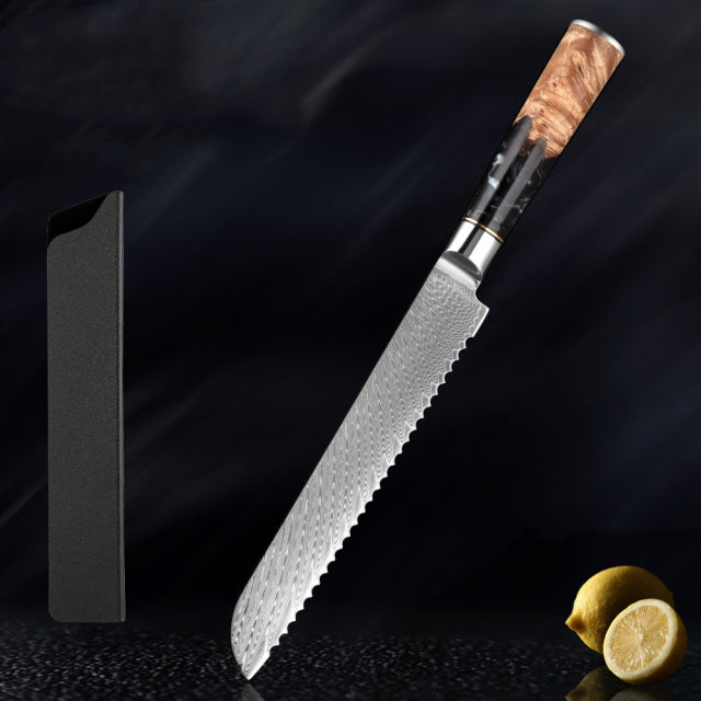 "Hoshinori" Collection - Premium Japanese Damascus Steel Knife Set