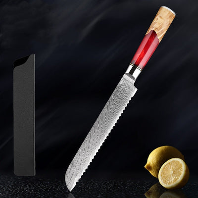 “Kurenai” Collection - Premium Japanese Damascus Knives