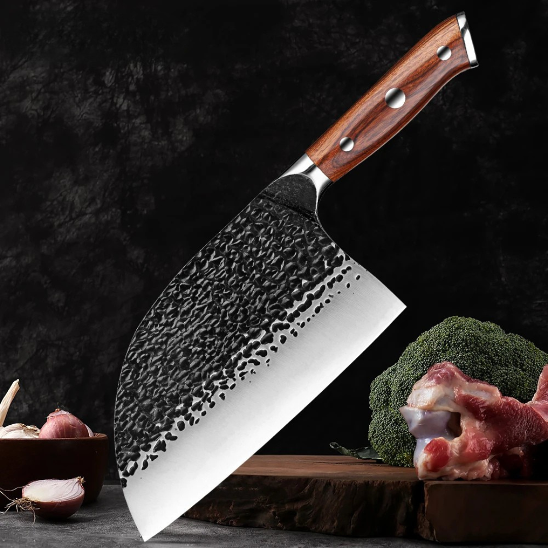 "Shiro" Collection - Premium High Carbon Steel 7' Cleaver Knife