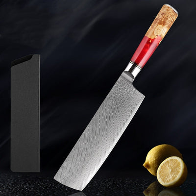 “Kurenai” Collection - Premium Japanese Damascus Knives