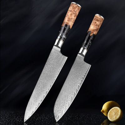 "Hoshinori" Collection - Premium Japanese Damascus Steel Knife Set