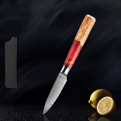 “Kurenai” Collection - Premium Japanese Damascus Knives