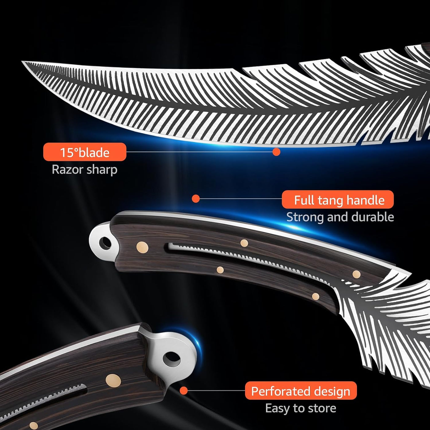 Premium Japanese Feather Knife – Kenji's Knives