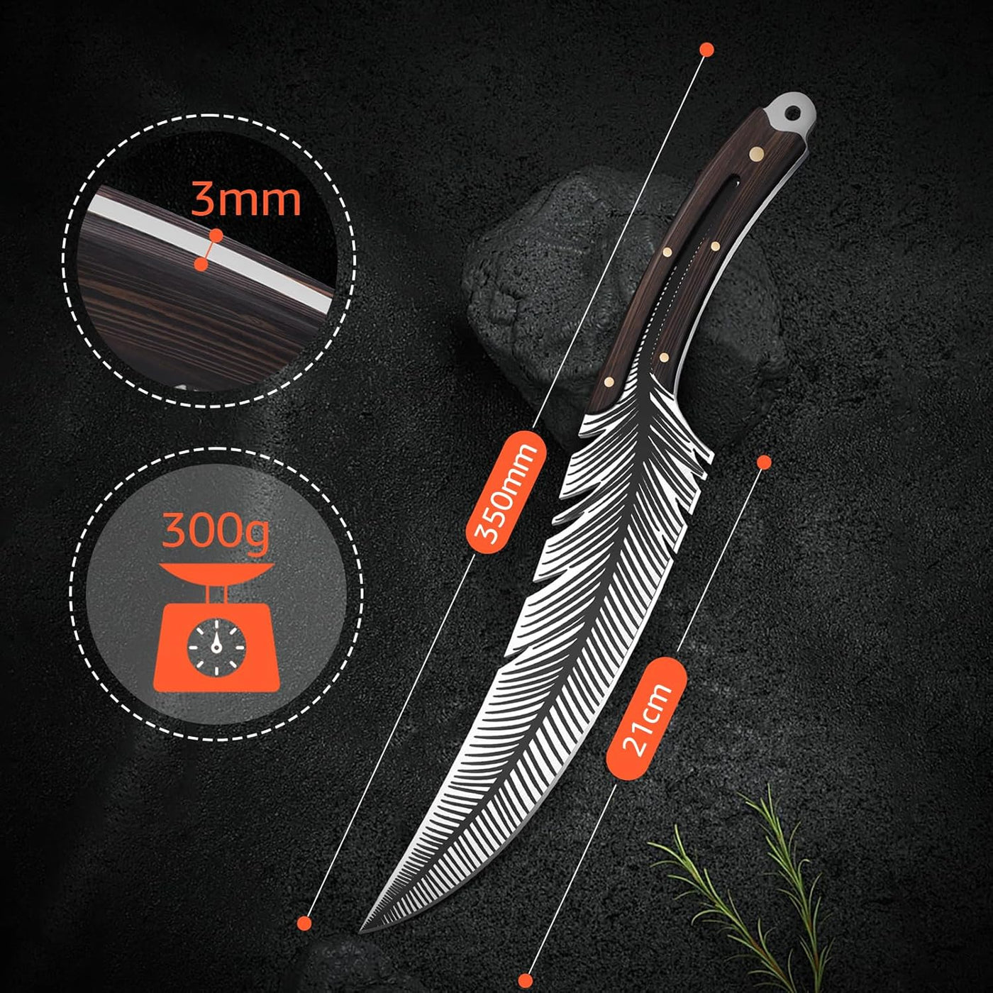 Premium Japanese Feather Knife – Kenji's Knives