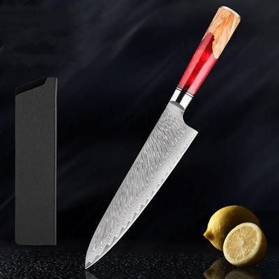 “Kurenai” Collection - Premium Japanese Damascus Knives