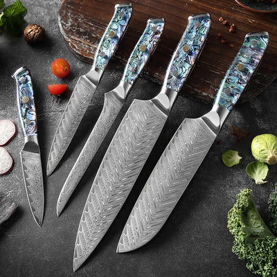 "Okugai" Collection - Premium Japanese Damascus Knives