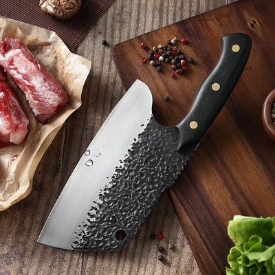 “Guren” Collection – Premium High Carbon Steel 7' Butcher Knife