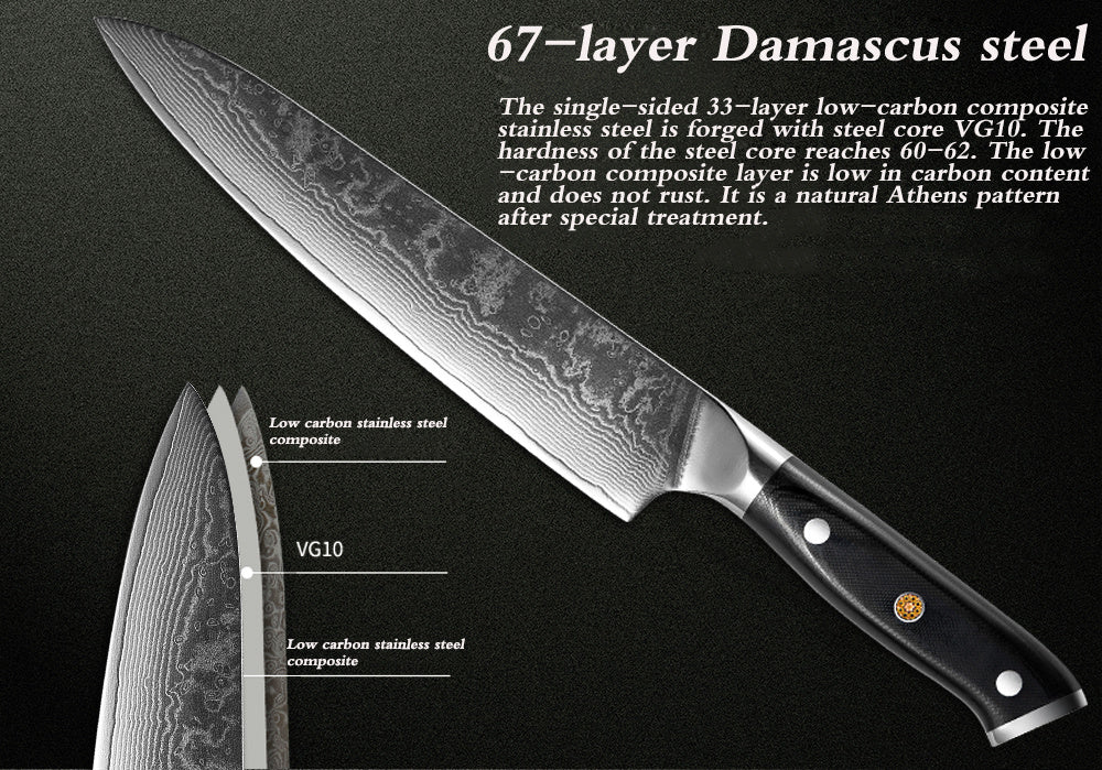 "Akarui" Collection - Premium Japanese Damascus Knives