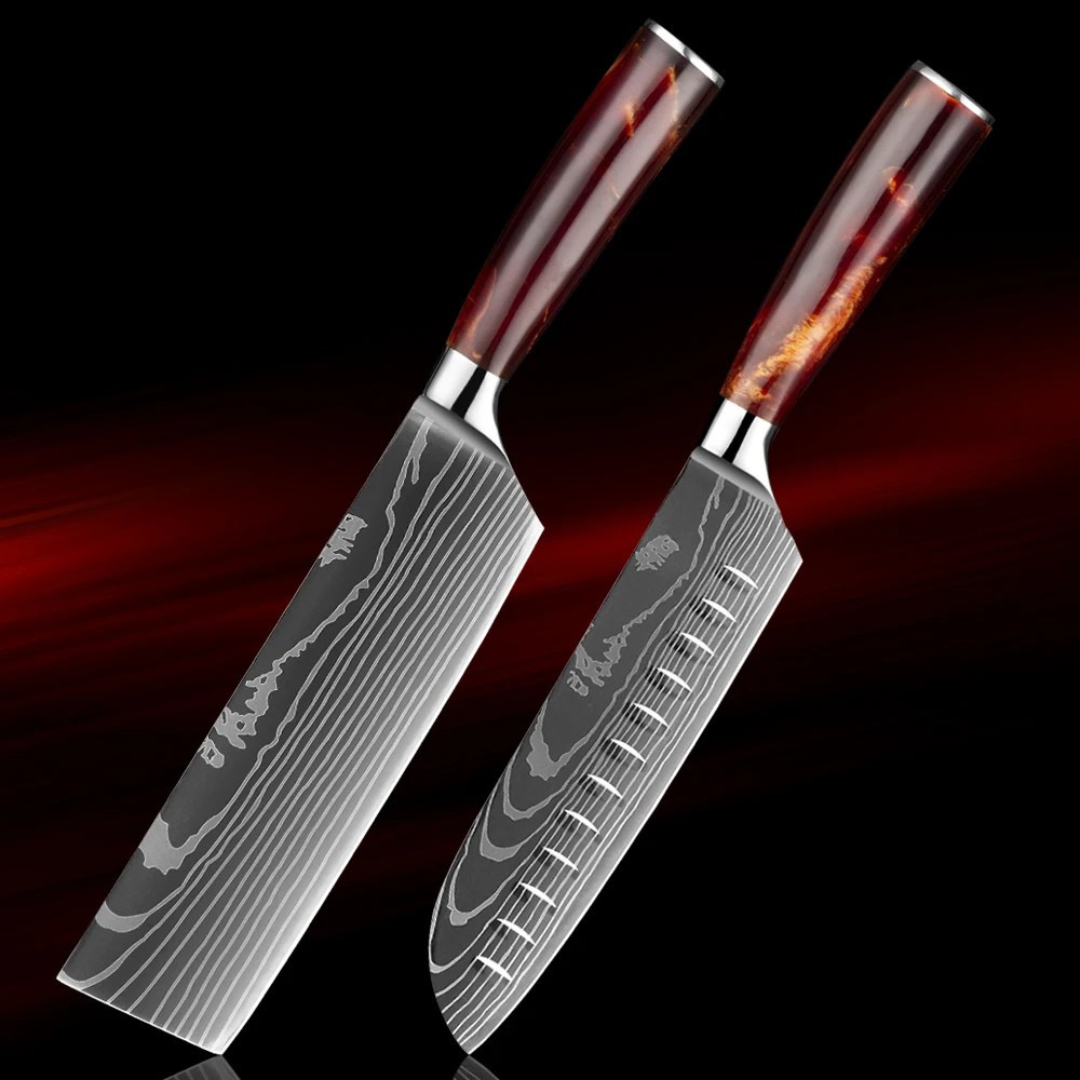 "Arashi" Collection - Premium Stainless Steel Chef Knives