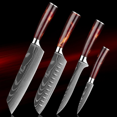 "Arashi" Collection - Premium Stainless Steel Chef Knives