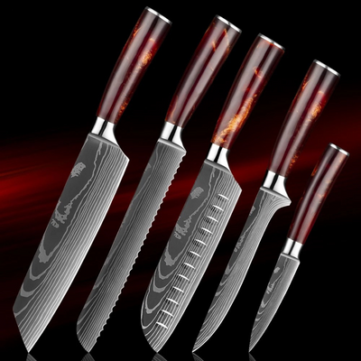 "Arashi" Collection - Premium Stainless Steel Chef Knives