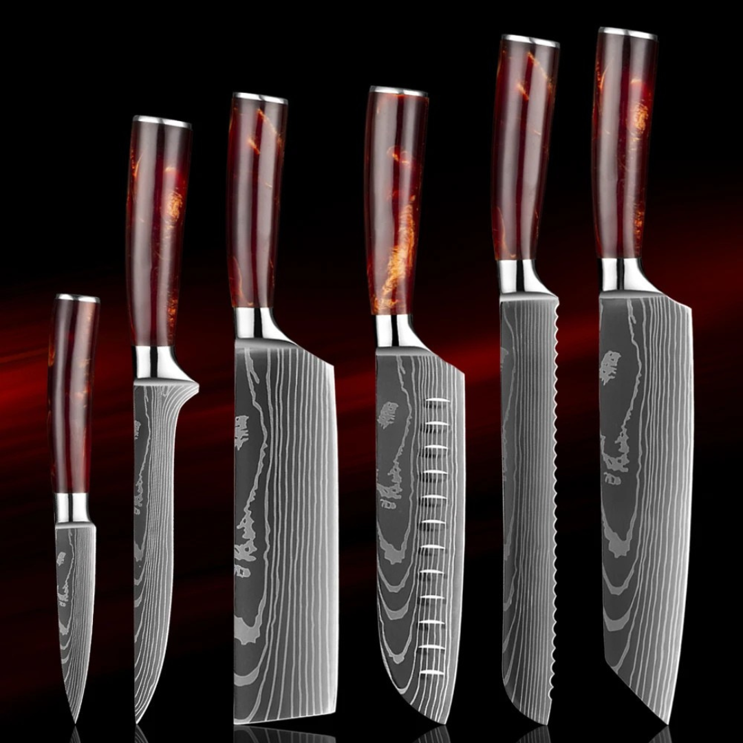 "Arashi" Collection - Premium Stainless Steel Chef Knives