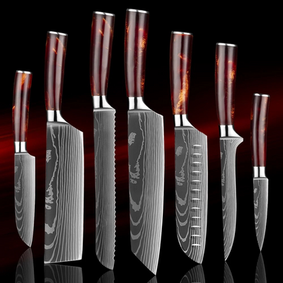 "Arashi" Collection - Premium Stainless Steel Chef Knives