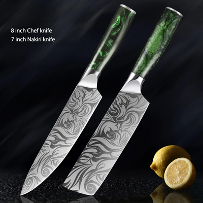 "Raijin" Collection - Premium Stainless Steel Chef Knife Set