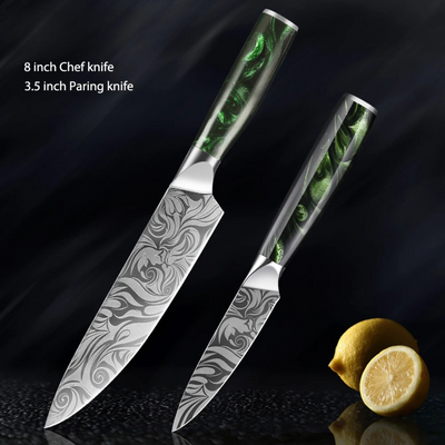 "Raijin" Collection - Premium Stainless Steel Chef Knife Set