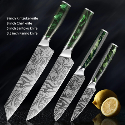 "Raijin" Collection - Premium Stainless Steel Chef Knife Set