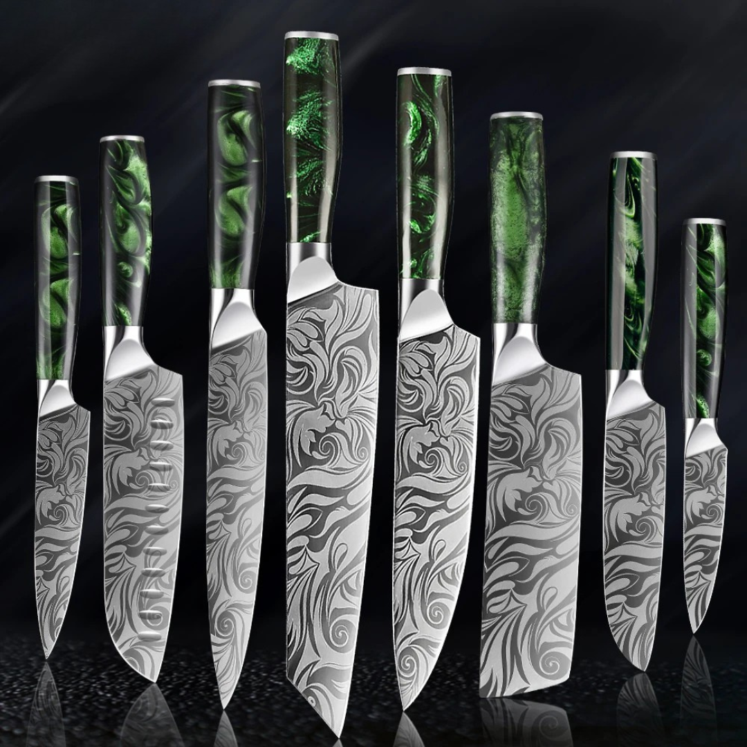 "Raijin" Collection - Premium Stainless Steel Chef Knife Set