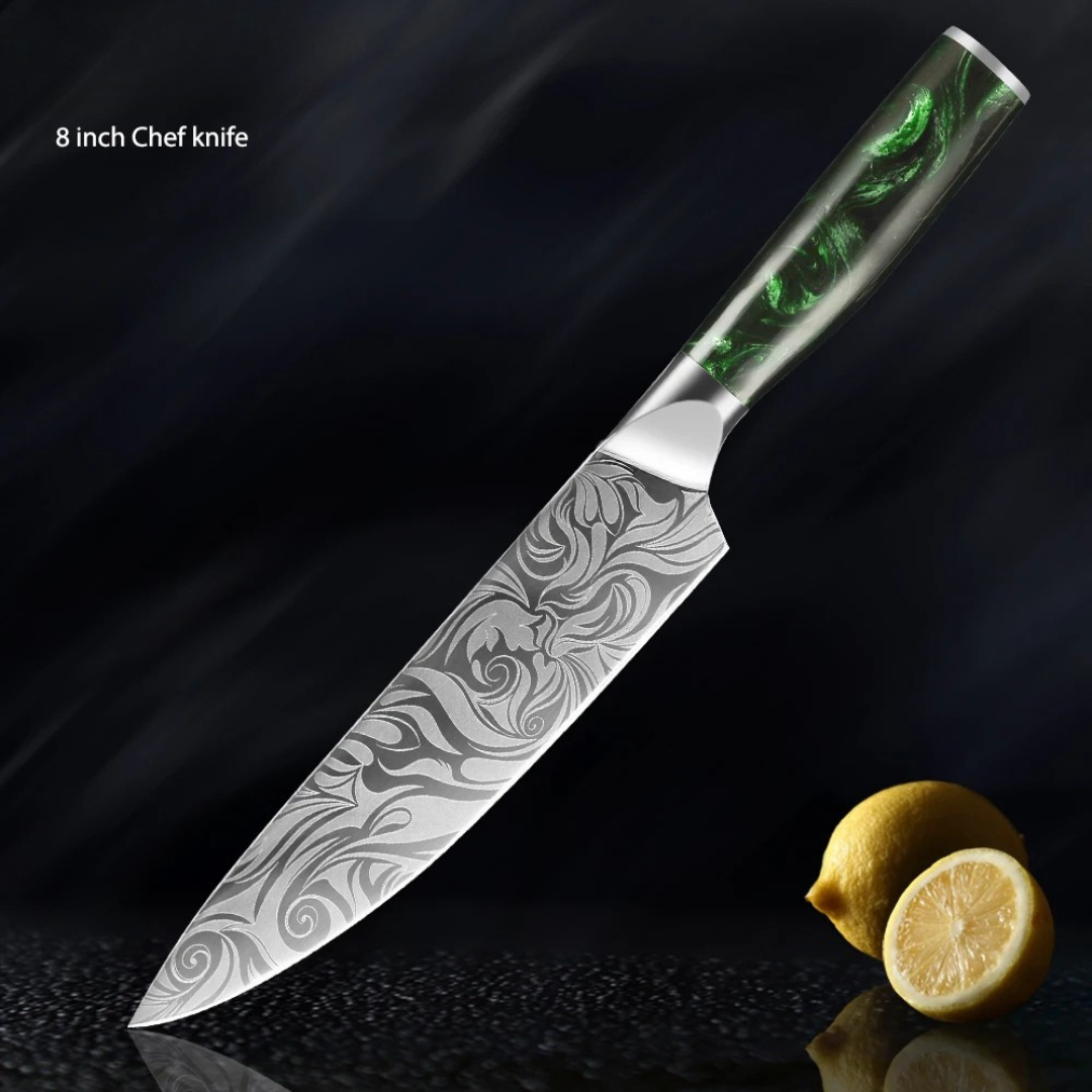 "Raijin" Collection - Premium Stainless Steel Chef Knife Set