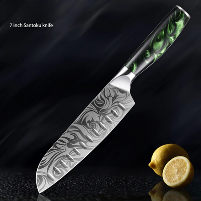 "Raijin" Collection - Premium Stainless Steel Chef Knife Set