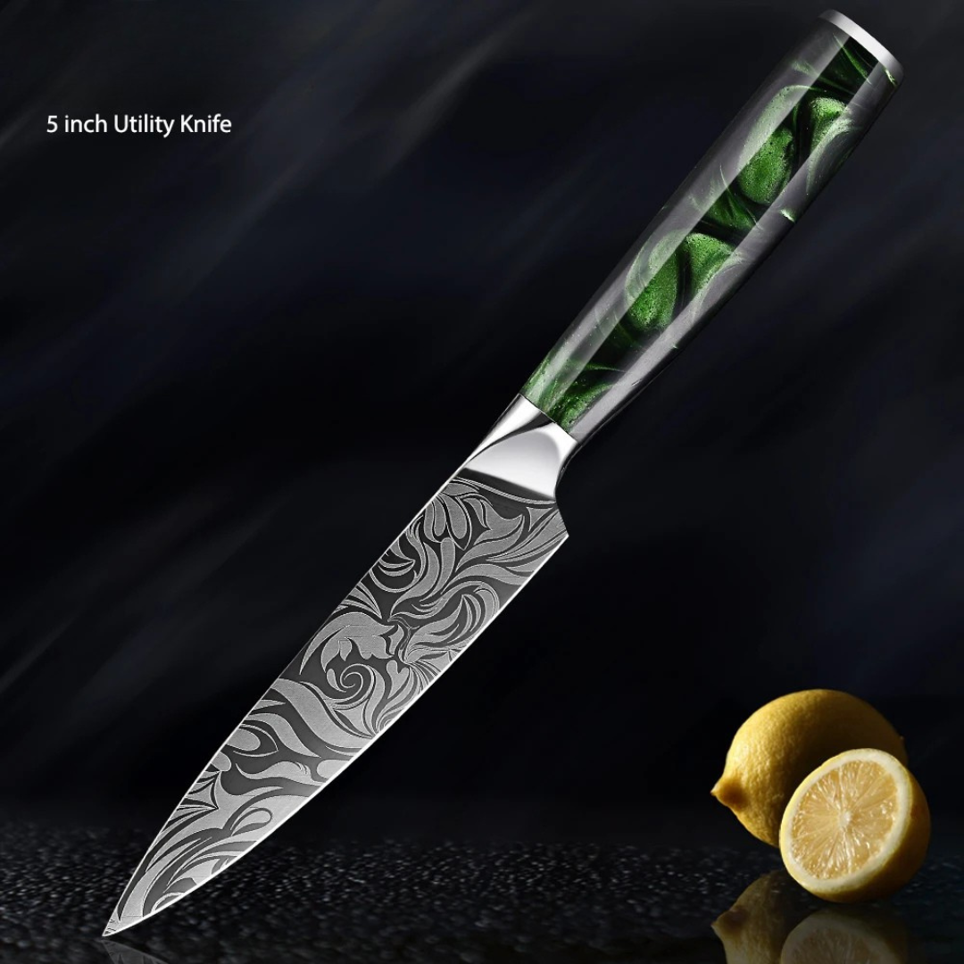 "Raijin" Collection - Premium Stainless Steel Chef Knife Set