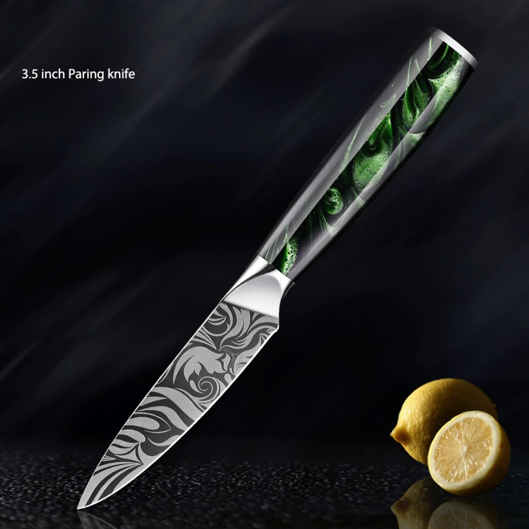 "Raijin" Collection - Premium Stainless Steel Chef Knife Set