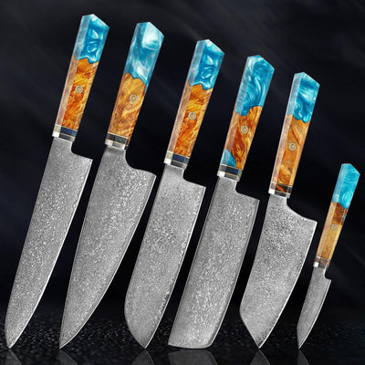 “Seiki” Collection - Premium Japanese Damascus Knives