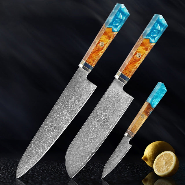 “Seiki” Collection - Premium Japanese Damascus Knives