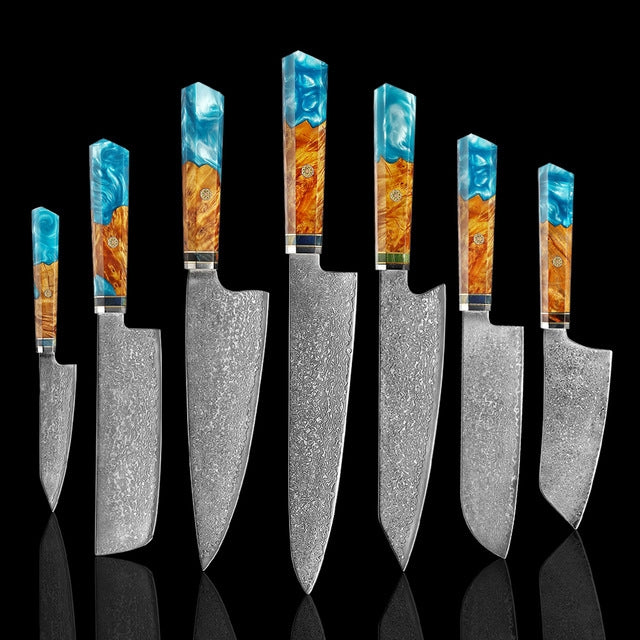 “Seiki” Collection - Premium Japanese Damascus Knives