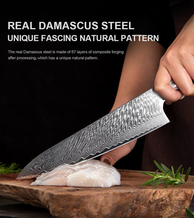 “Kurenai” Collection - Premium Japanese Damascus Knives