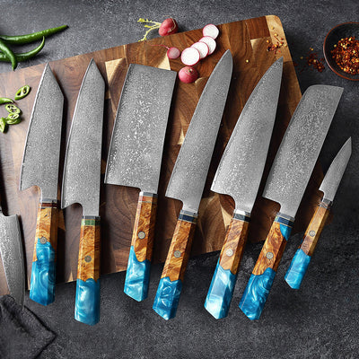 “Seiki” Collection - Premium Japanese Damascus Knives