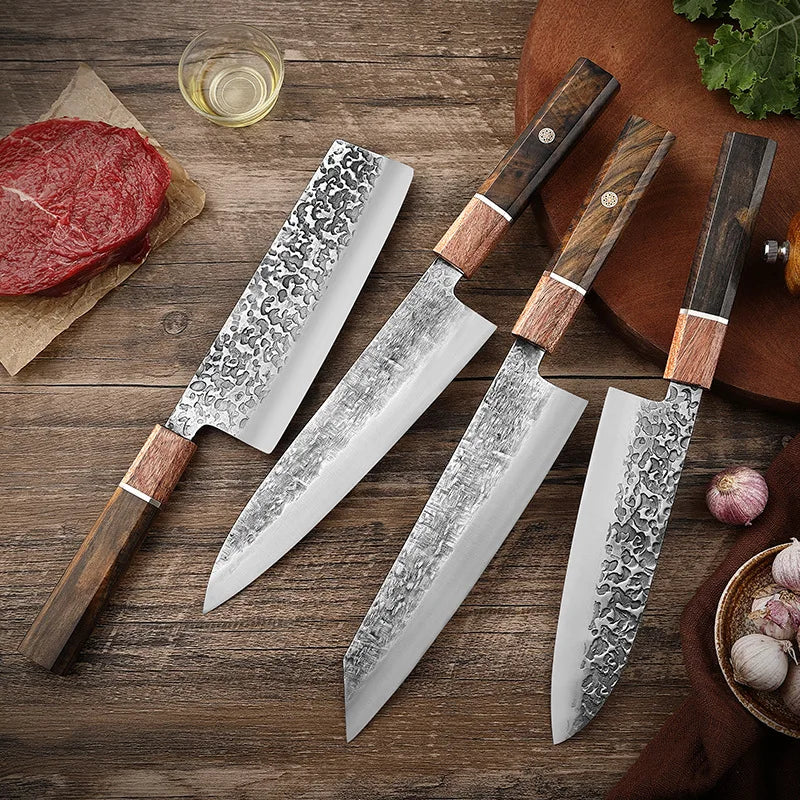 "Kiyoshi" Collection - Premium High Carbon Steel Knife Set