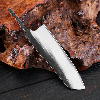 “Yamaji” Collection – Premium High Carbon Steel 5' Santoku Knife Blade Blank
