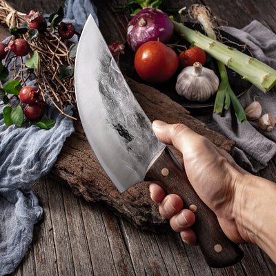 "Kurogami" Collection - Premium High Carbon Steel 6' Butcher Knife