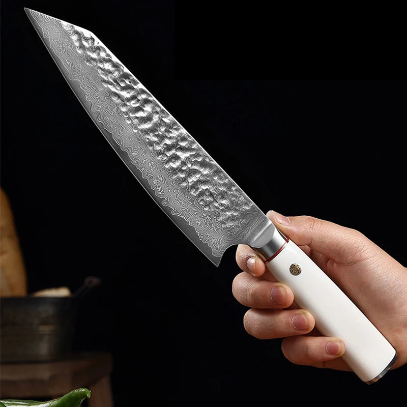 “Byakko” Collection – Premium High Carbon Steel 8' Kiritsuke Knife