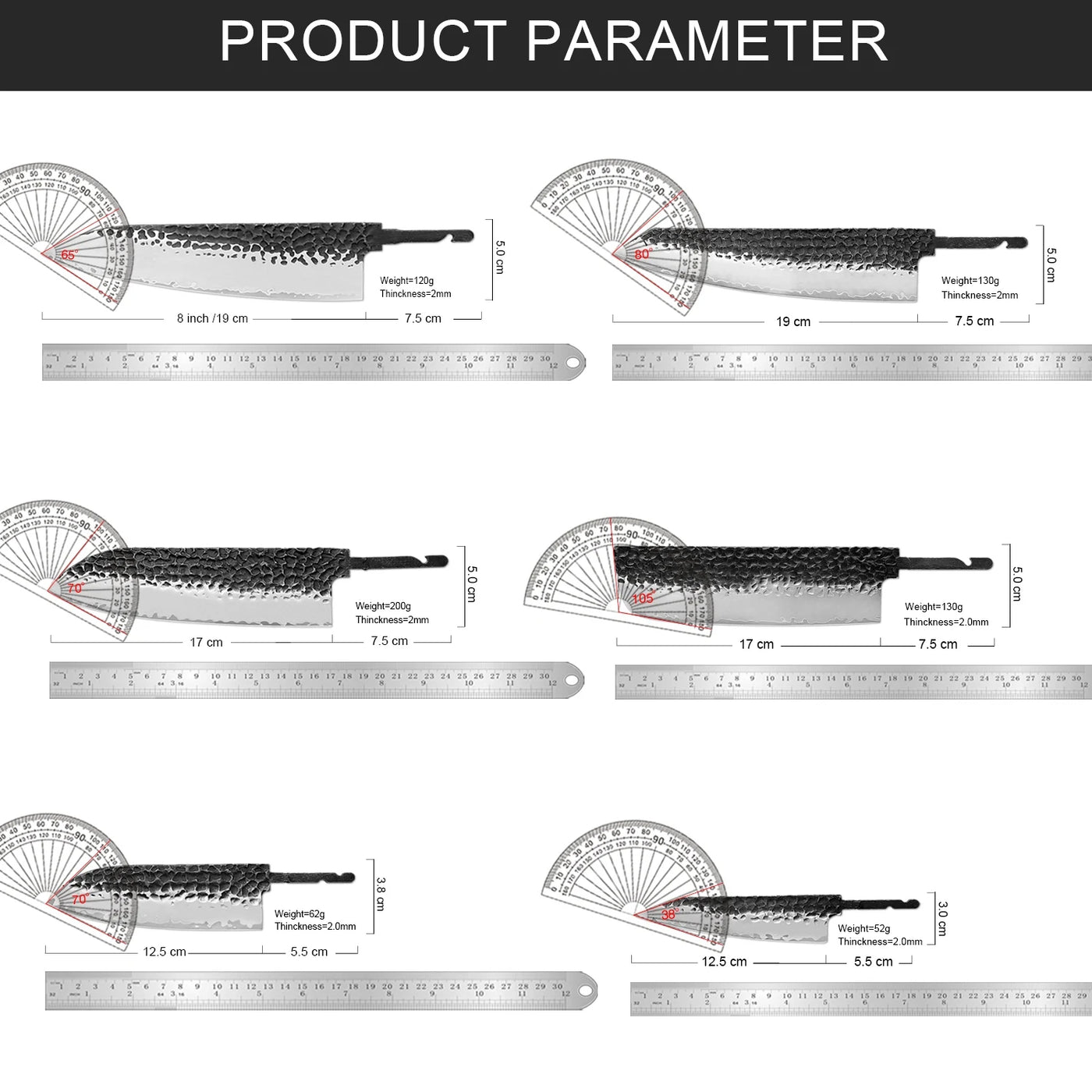 “Kibana” Collection – Premium High Carbon Steel  Knife Blade Blank