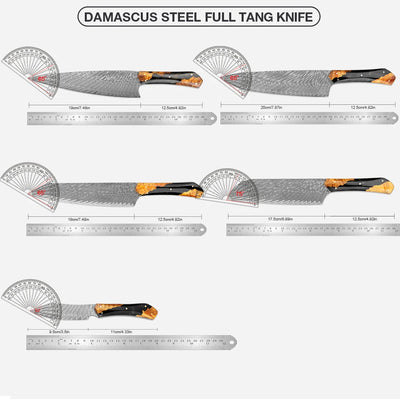 "Kuroyama" Collection – Premium Japanese Damascus Knives