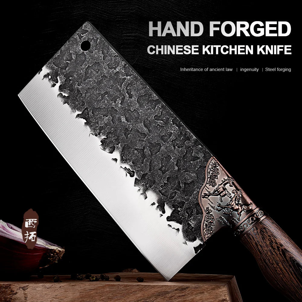 “Raiketsu” Collection - Premium High Carbon Steel 8' Kitchen Knife