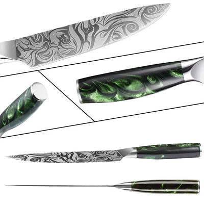 "Raijin" Collection - Premium Stainless Steel Chef Knife Set