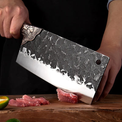 “Raiketsu” Collection - Premium High Carbon Steel 8' Kitchen Knife