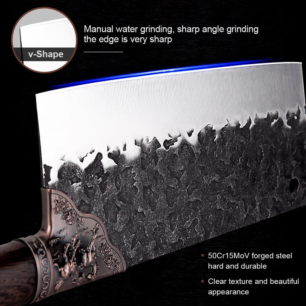 “Raiketsu” Collection - Premium High Carbon Steel 8' Kitchen Knife