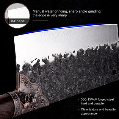 “Raiketsu” Collection - Premium High Carbon Steel 8' Kitchen Knife