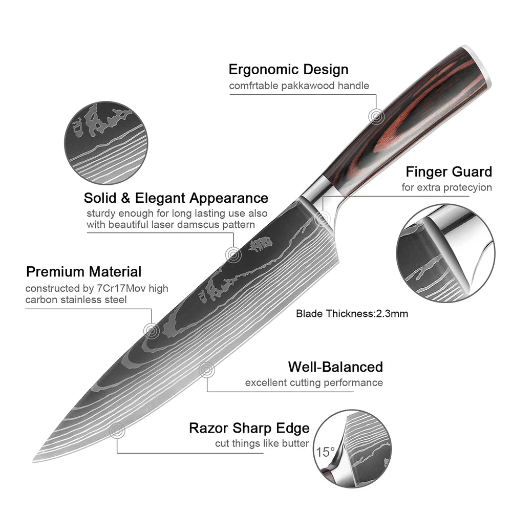 "Kaizen" Collection - Premium 8' Chef Knife