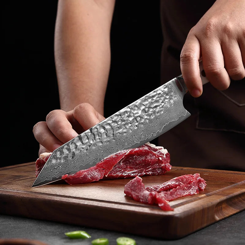 “Byakko” Collection – Premium High Carbon Steel 8' Kiritsuke Knife