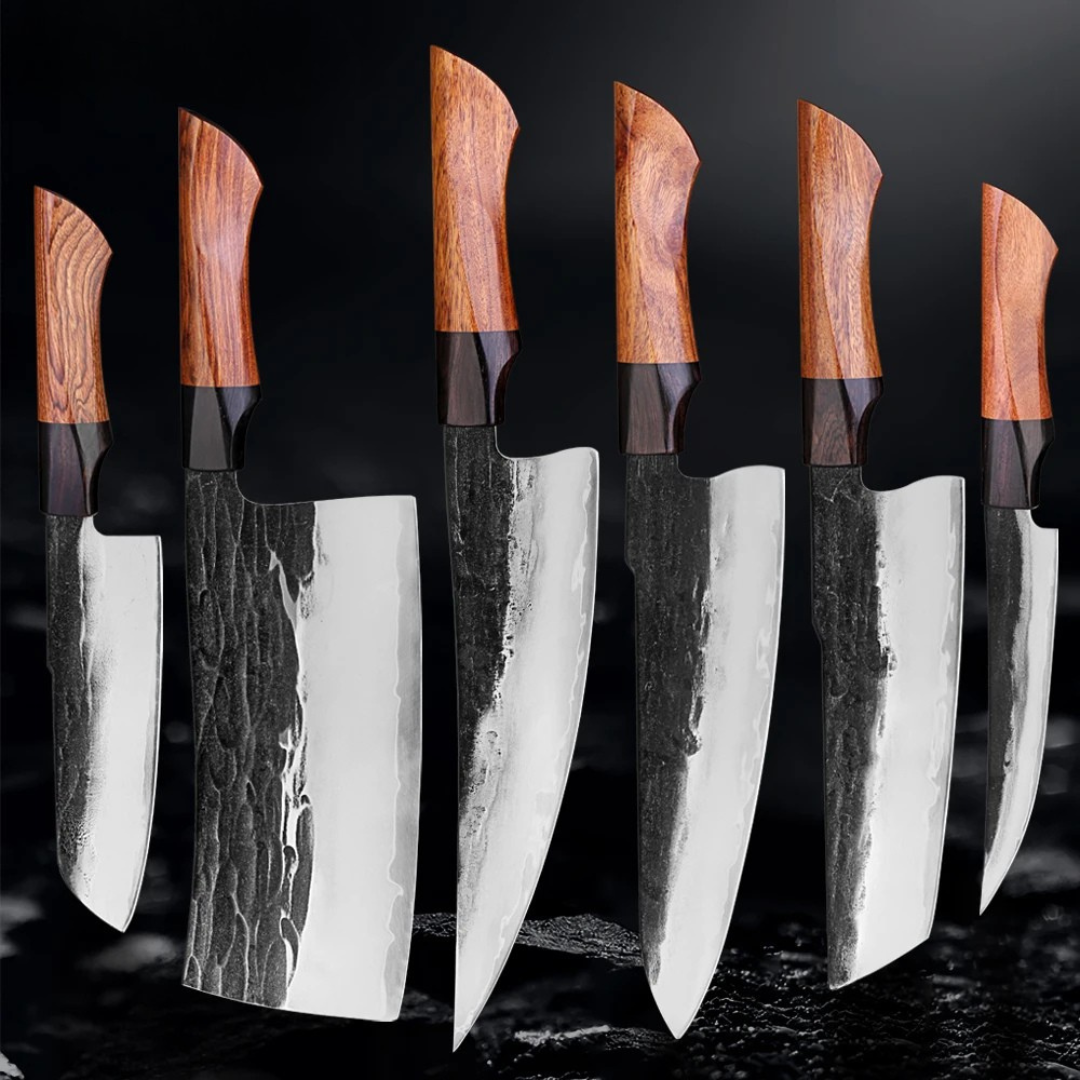 "Takahiro" Collection - Premium High Carbon Steel Chef Knife Set